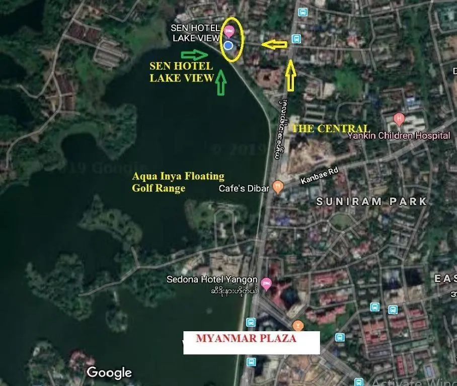 Sen Lake View Yangon Hotel Myanmar